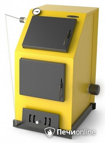 Твердотопливный котел TMF Оптимус Электро 25кВт АРТ ТЭН 6кВт желтый в Новом Уренгое