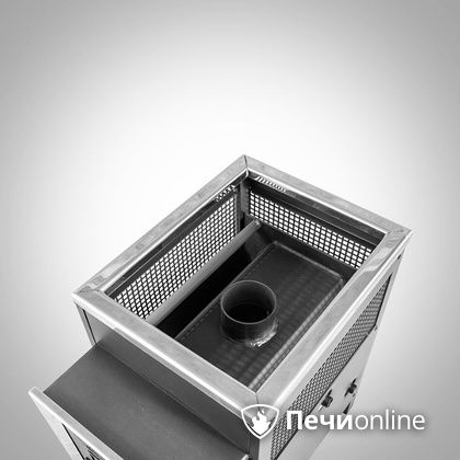 Дровяная банная печь Радуга ПБ-21 (встроенный теплообменник) 6 мм прочистная дверца в Новом Уренгое